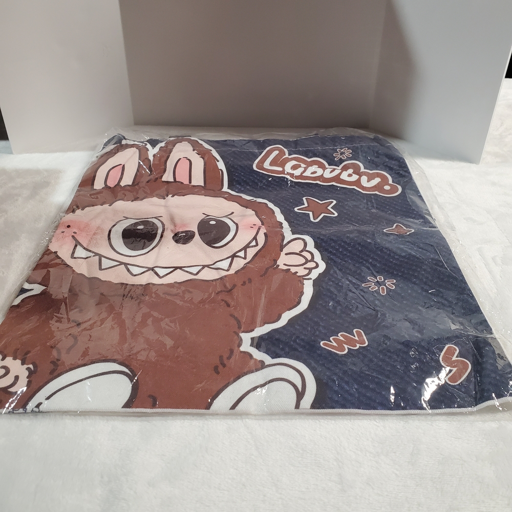 Labubu Tote- Brown and Blue